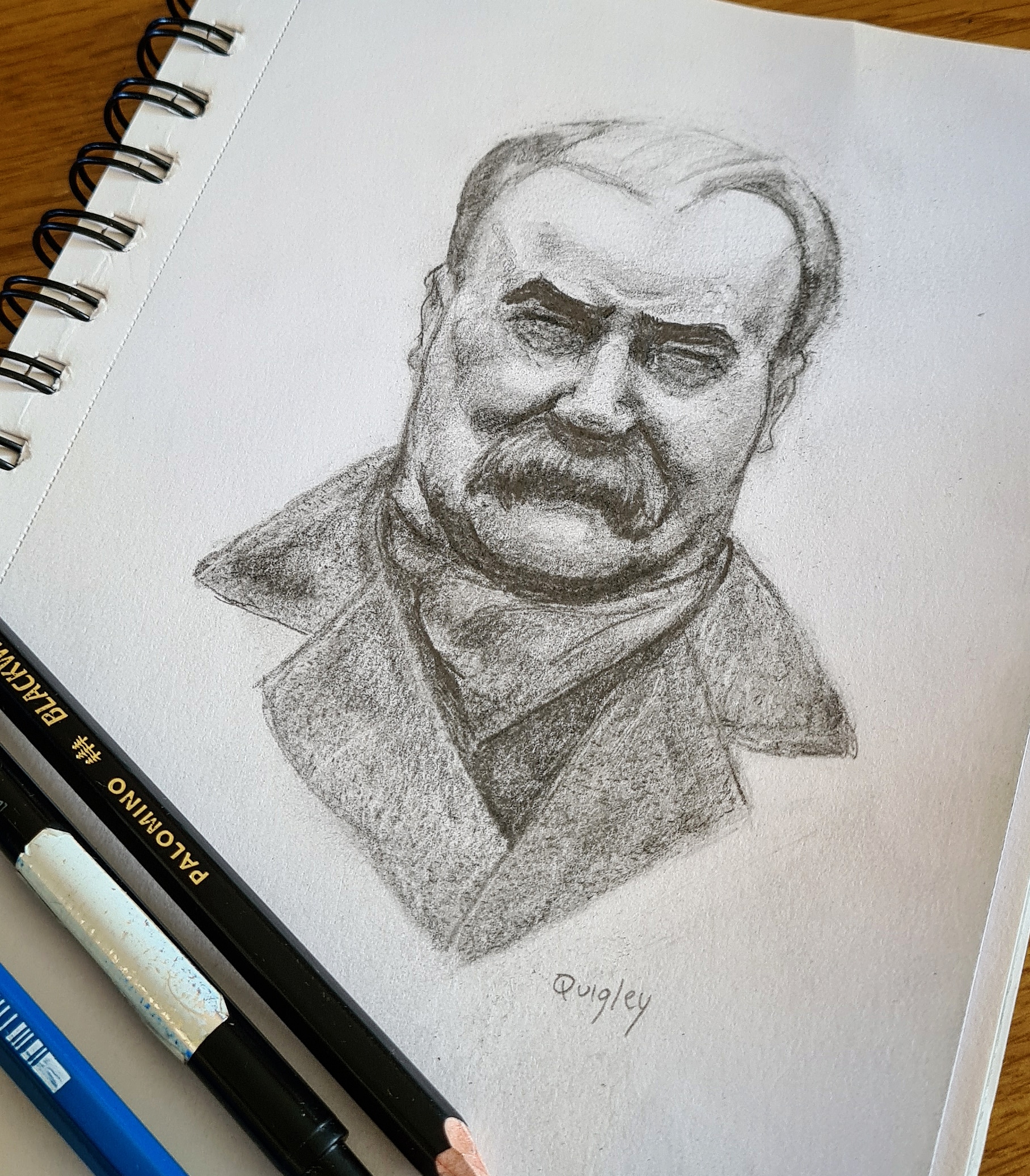 Great-grandfather-quigley-pencil-portrait-Feb-2021