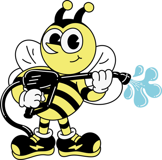 Detail Bee mascot