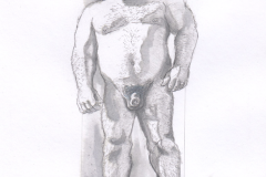 Nude man at corner - FOR SALE