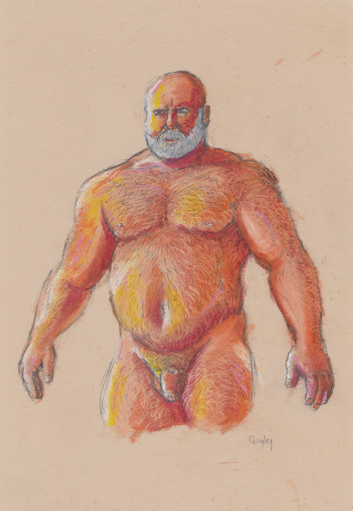 Nude man frontal - Jan 2021 - by Glenn Quigley