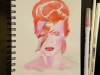 David Bowie Watercolour by Glenn Quigley
