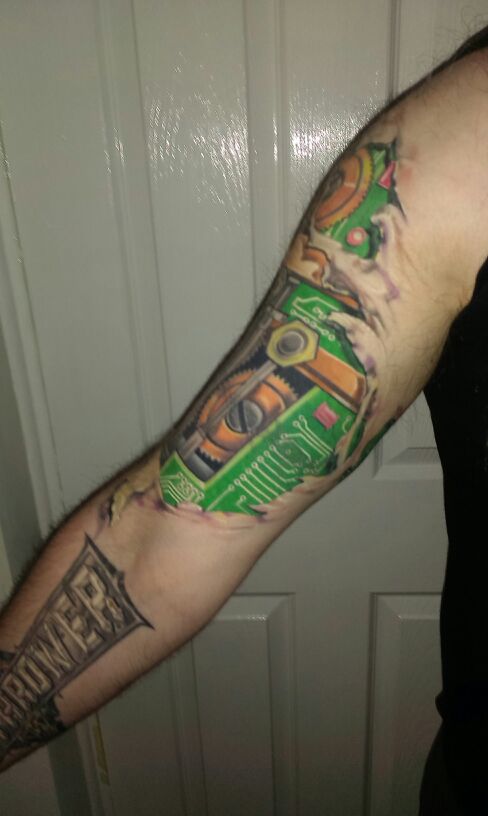 Alan Cudden arm tattoo 2014 (2)